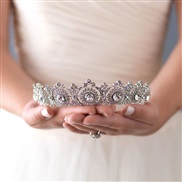 occidental style Rhinestone crown  bride head Headband  day crown  bride