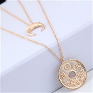 occidental style fashion  Metal  personality necklace