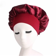 ( Burgundy)width high elasticity head belt   lady  hat