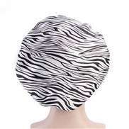 (black and white zebra)width color  hat