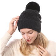 ( black)lady autumn Winter fashion velvet knitting acquard big warm woolen