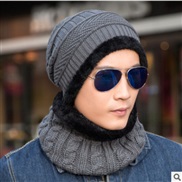 ( gray)hat man woman Korean style velvet woolen Winter leisure knitting hedging