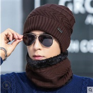 (Coffee )hat man Winter woolen thick Korean style knitting hedging velvet warm cotton