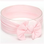 ( light pink   bow ) occidental style Bohemia wind child belt Nylon bow width eadband