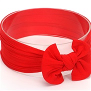 ( red  bow ) occidental style Bohemia wind child belt Nylon bow width eadband