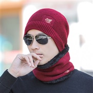 (  red )Winter velvet woolen  man hat cold-resistant hedging thick knitting  new