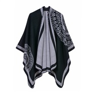 (black and white)Autumn and Winter classic wind imitate sheep velvet scarf  woman shawl two shawl