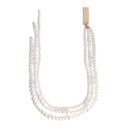 (kg)Korea Pearl hair clip high beads tassel With diamondins long style chain head