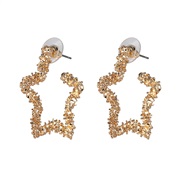 ( Gold)Korean style fashion earrings ear studins Earring Earring