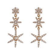 occidental style personality starfish big ear stud fashion woman all-Purpose more style crafts