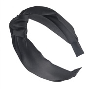 ( black )Korean styleins surface Cloth eadband brief pure color width fashion eadband all-Purpose head