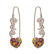 ( Color)occidental style fashion personality earrings Modeling arring more style earring