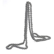 ( gray)occidental style long style Pearl necklace  multilayer Pearl sweater chain  necklace