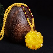 ( Flower) imitate sweater chain flowers drop pendant  long necklace ethnic style resin hanging ornaments