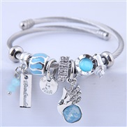 occidental style fashion  Metal all-PurposeDL shine angel pendant more elements accessories personality bangle
