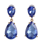 occidental style classic fashion drop earrings earring color glass all-Purpose