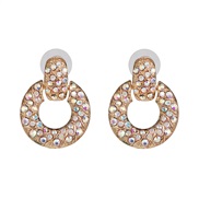 ( white)occidental style fashion exaggerating earring temperament geometry big earrings Alloy Earring