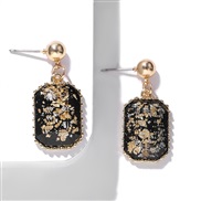( square )occidental style fashion retro stone earrings luxurious earring arring fitting