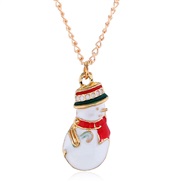 occidental style lovely cartoon color christmas gift earrings necklace