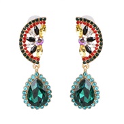 ( Color)UR personality fruits earrings embed Rhinestone earring style arring