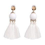 ( white) Bohemia earrings woman occidental style fashion arring handmade tassel earrings earring