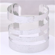 occidental style trend  Metal concise temperament exaggerating personality opening bangle