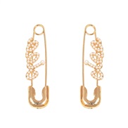 (+) personality fashion English earrings hair clip