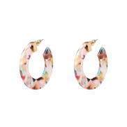 ( Color)apan and Korea ethylic acid earrings Acrylic resin ear stud girl student personality earring fashion arring