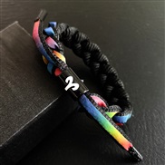 Zodiac Colorful samll lion bracelet student lovers belt weave rainbow color rope