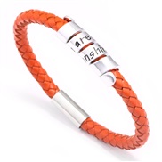 ( Orange) buckle bracelet gift man bracelet