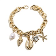 (KC)occidental style fashion weave bangle woman  fashion rose gold diamond bracelet