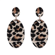 ( Black  brown)occidental style creative leopard fashion ear stud personality earrings