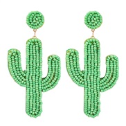 ( green)occidental style wind creative handmade beads earrings Bohemia ethnic style arring