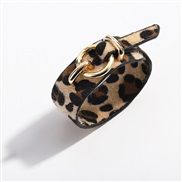 ( leopard print brown)trend cortex bangle  snakeskin leopard velvet Imitation leather leather