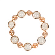 ( white)bangle   brief crystal agate Alloy bracelet bracelet bangle