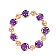 (purple)bangle   brief crystal agate Alloy bracelet bracelet bangle