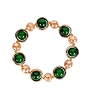 ( green)bangle   brief crystal agate Alloy bracelet bracelet bangle