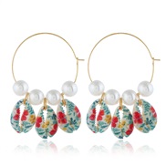 ( Color) Shells earrings woman wind occidental style fashion arring Bohemia ear stud