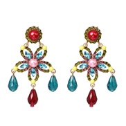 ( Color)UR fashion exaggerating earrings earrings high-end diamond drop earring