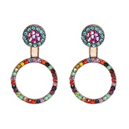 ( Color)UR creative personality earring ear stud two earrings occidental style fashion fashion