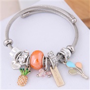 occidental style fashion  Metal all-PurposeDL concise fruits pendant more elements accessories personality bangle