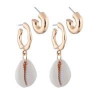 occidental style fashion  concise textured temperament ear stud
