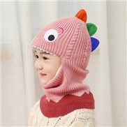 ( Pink )child hat autumn Winter Korean style fawn man warm knitting shawl lovely cartoon