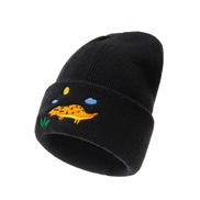 ( black) embroidery knitting child DIY warm child hat