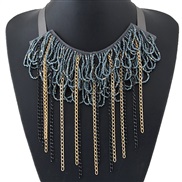 occidental style trend concise all-Purpose tassel collar accessories temperament short style necklace collar necklace