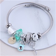 occidental style fashion  Metal all-PurposeDL concise lovely  key more elements accessories personality bangle