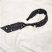 ( blackPearl )Korea big width Headband  all-Purpose belt Headband  super head