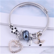 occidental style fashion  Metal all-PurposeDL concise all-Purpose love more elements accessories personality bangle