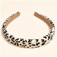 ( white leopard print) bigins leopard eadband style fashion Cloth big circle woman