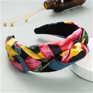 ( Color)occidental style samll wind fashion brief print medium width eadband woman Korean style eadband